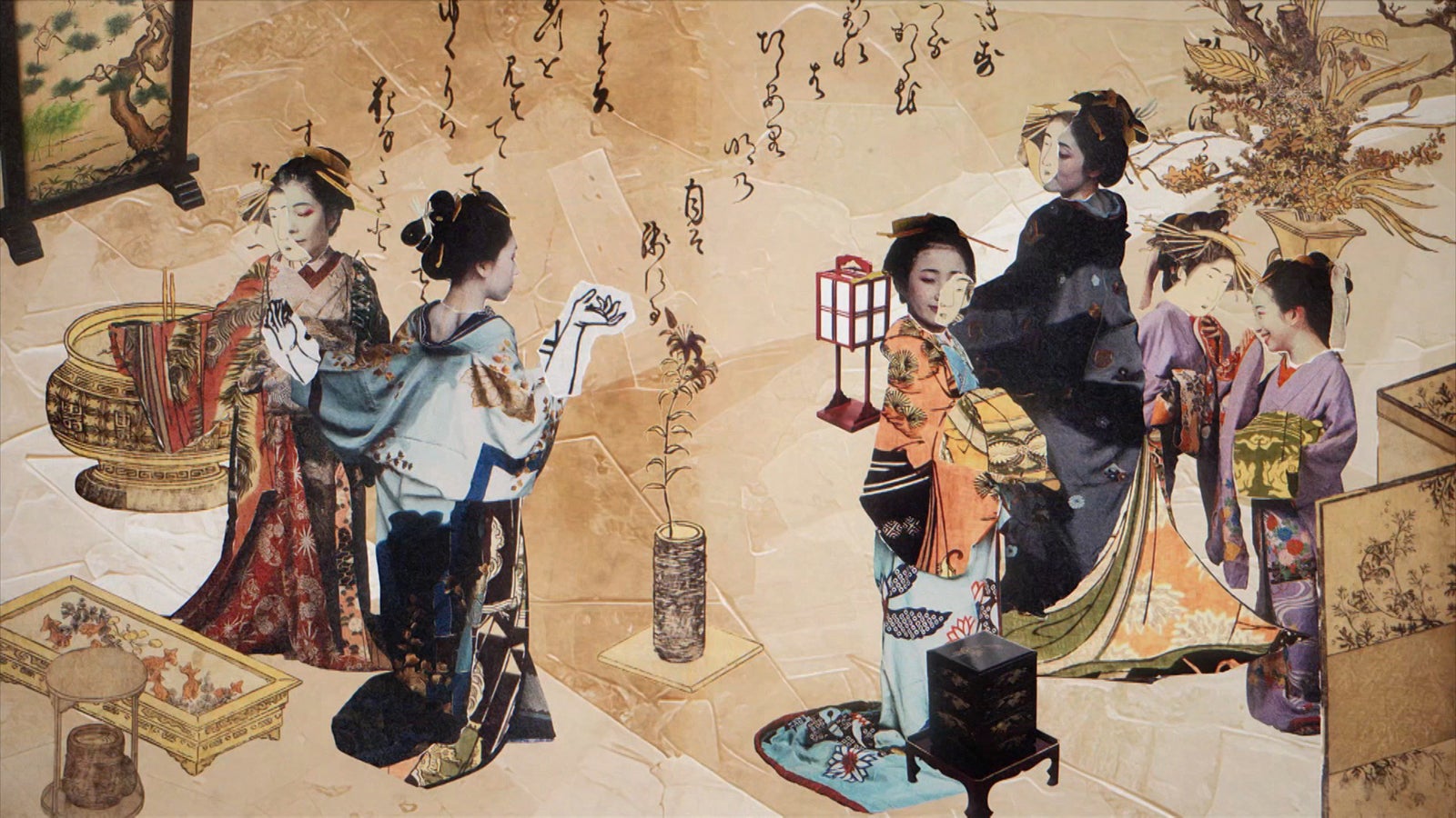 「べらぼう～蔦重栄華乃夢噺～」タイトルバック（C）NHK