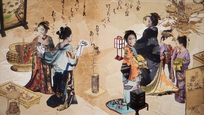 「べらぼう~蔦重栄華乃夢噺~」タイトルバック(C)NHK