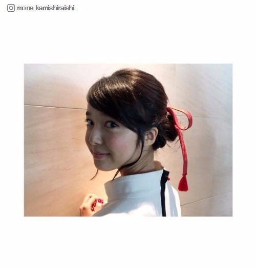 映画「君の名は。」なりきってみる?“三葉ヘア”を簡単再現/上白石萌音Instagramより