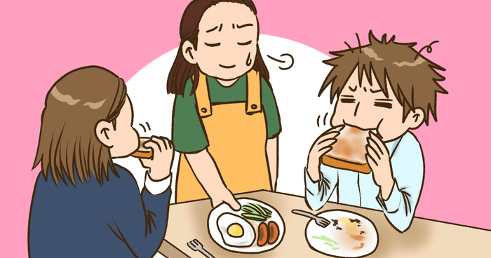 後編 朝ご飯に文句ばかりの反抗期の子ども2人 もう何もしないで放っておいていいかな モデルプレス