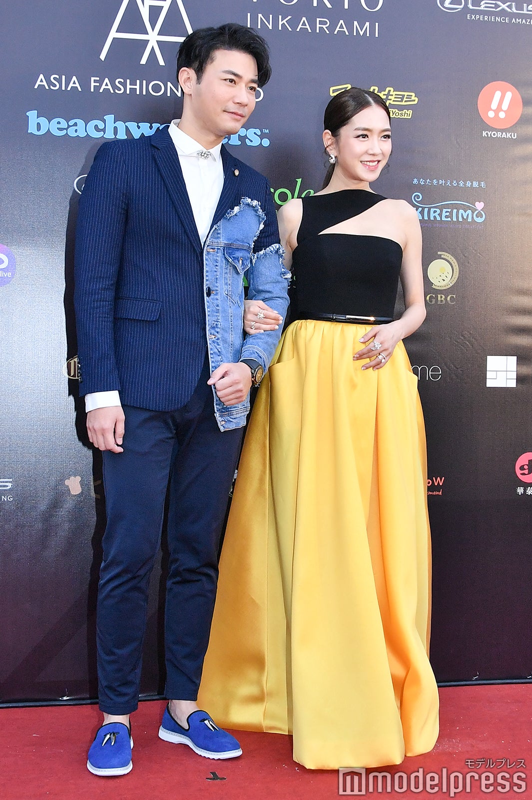 劉傑中、楊千霈 （C）モデルプレス