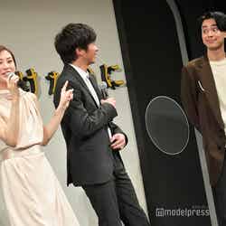 （左から）北川景子、田中圭、成田凌 （C）モデルプレス