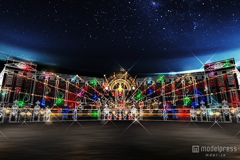 光のバッキンガム宮殿／画像提供：富士急行