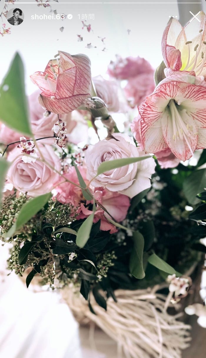 三浦翔平公式Instagramストーリーズより