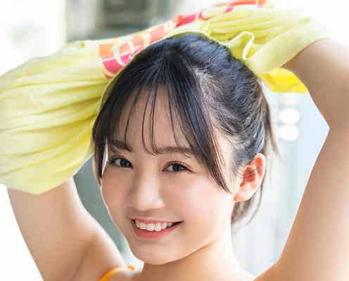山本姫香、初々しい水着姿で美バスト披露