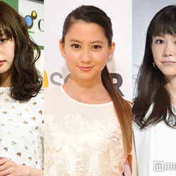 6月7日に一番読まれたニュースは？（左から）中村里砂、河北麻友子、桐谷美玲（C）モデルプレス