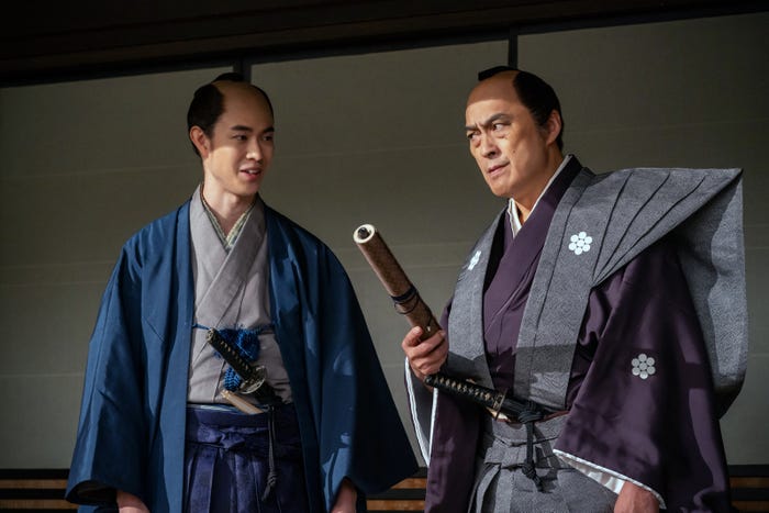 宮沢氷魚、渡辺謙「べらぼう~蔦重栄華乃夢噺~」第6話(C)NHK