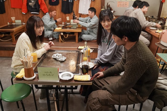 福原遥、山下美月、赤楚衛二/「舞いあがれ!」第36話(C)NHK
