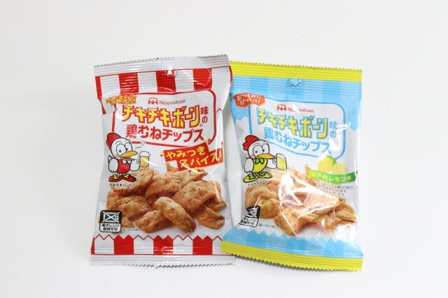 ダイソーのチキチキボーン味の鶏むねチップスのパッケージ