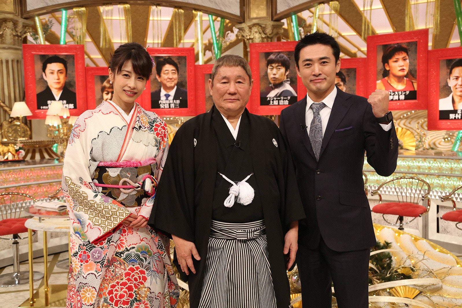 加藤綾子、ビートたけし、劇団ひとり（C）フジテレビ