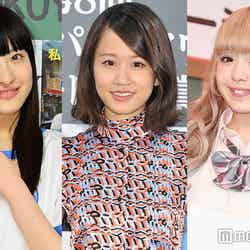 4月17日に一番読まれたニュースは？／（左から）松野莉奈、前田敦子、藤田ニコル（C）モデルプレス