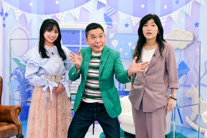 齊藤京子、太田光、ヒコロヒー (C)テレビ朝日