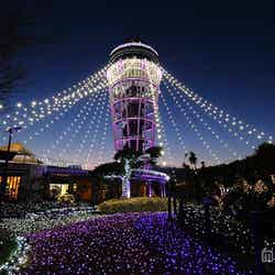 「湘南の宝石2015ー2016～江の島を彩る光と色の祭典～」／画像提供：江ノ島電鉄
