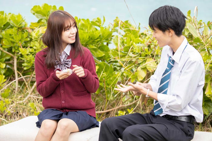 るな、はると「今日、好きになりました。-赤い糸編-」最終話より(C)AbemaTV, Inc.