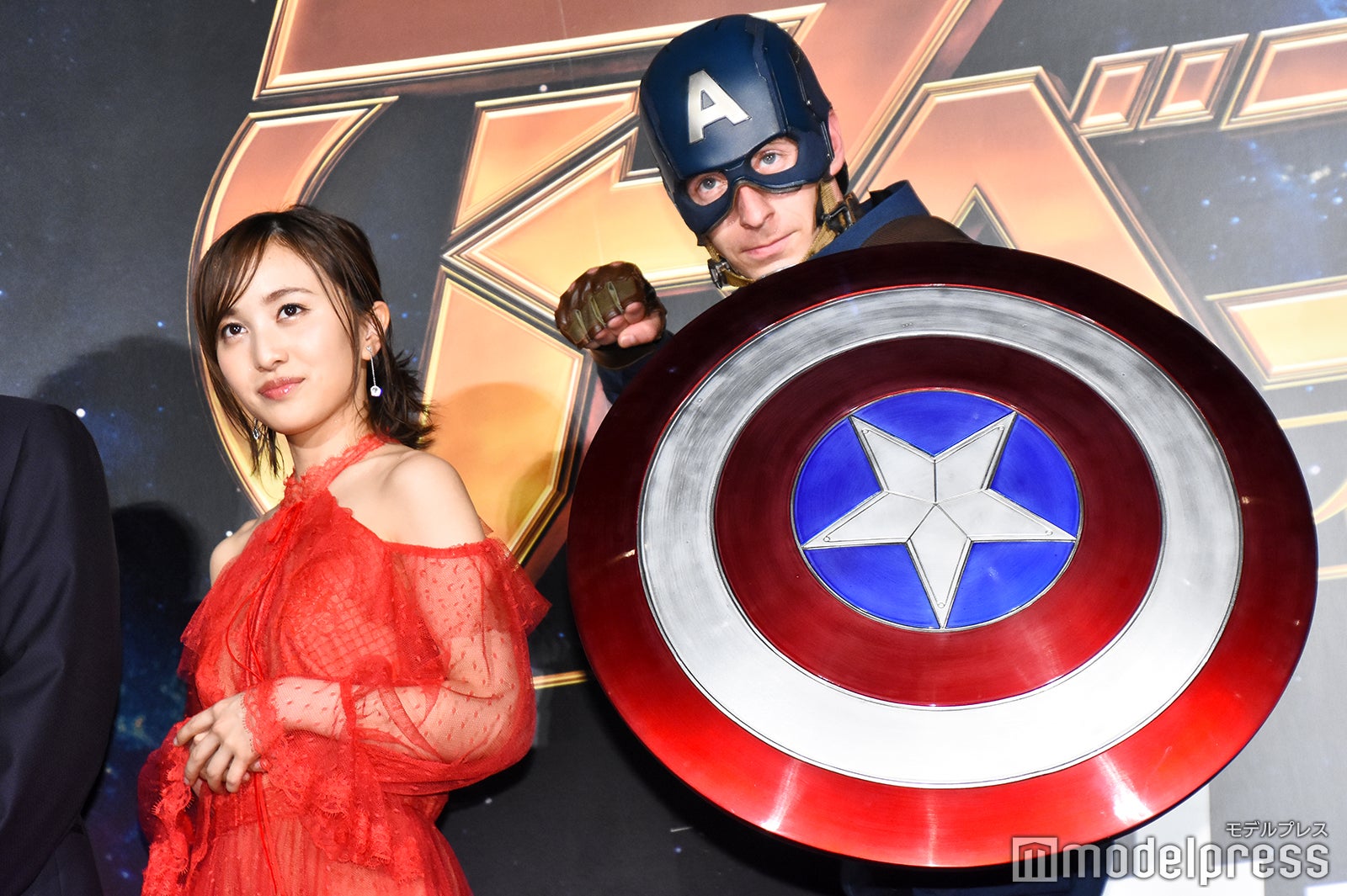 百田夏菜子、キャプテン・アメリカ（C）モデルプレス