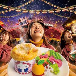 USJ、クリスマス彩る限定フード&グッズ公開 ハローキティやスヌーピーがモチーフのキャラメニューも