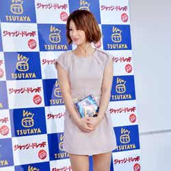 映画「ジャッジ・ドレッド」のBlu-ray&DVD発売記念イベントに登場したダレノガレ明美