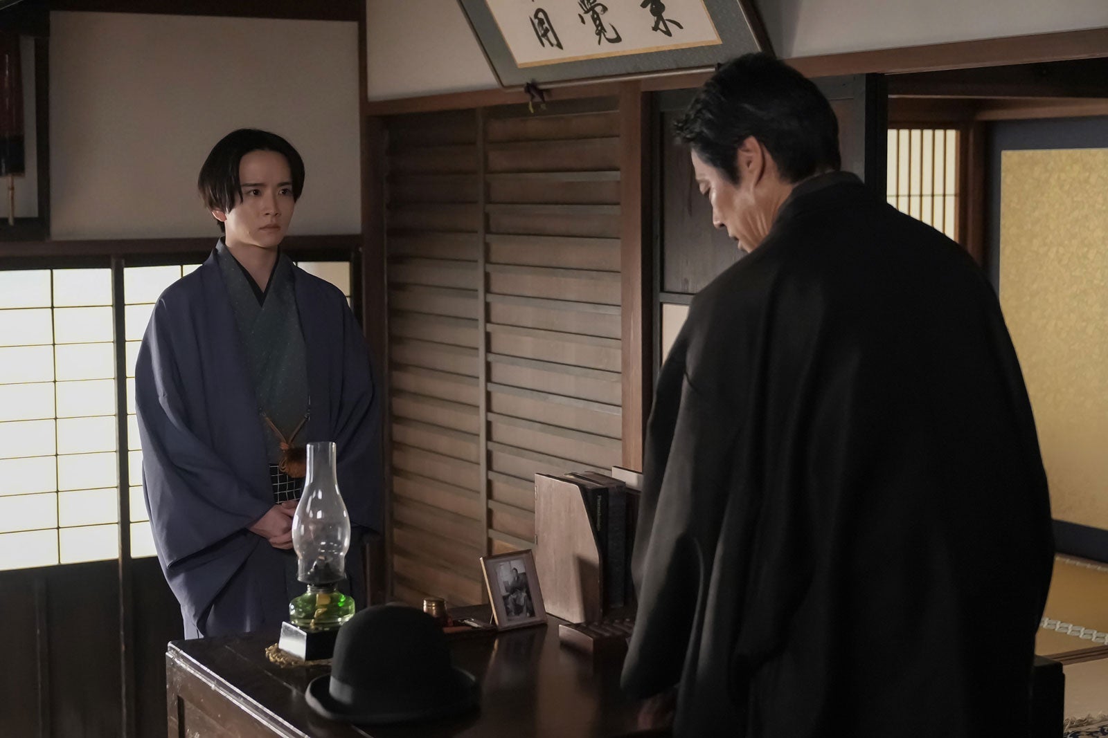 板垣李光人、堤真一「ばけばけ」第12話（C）NHK