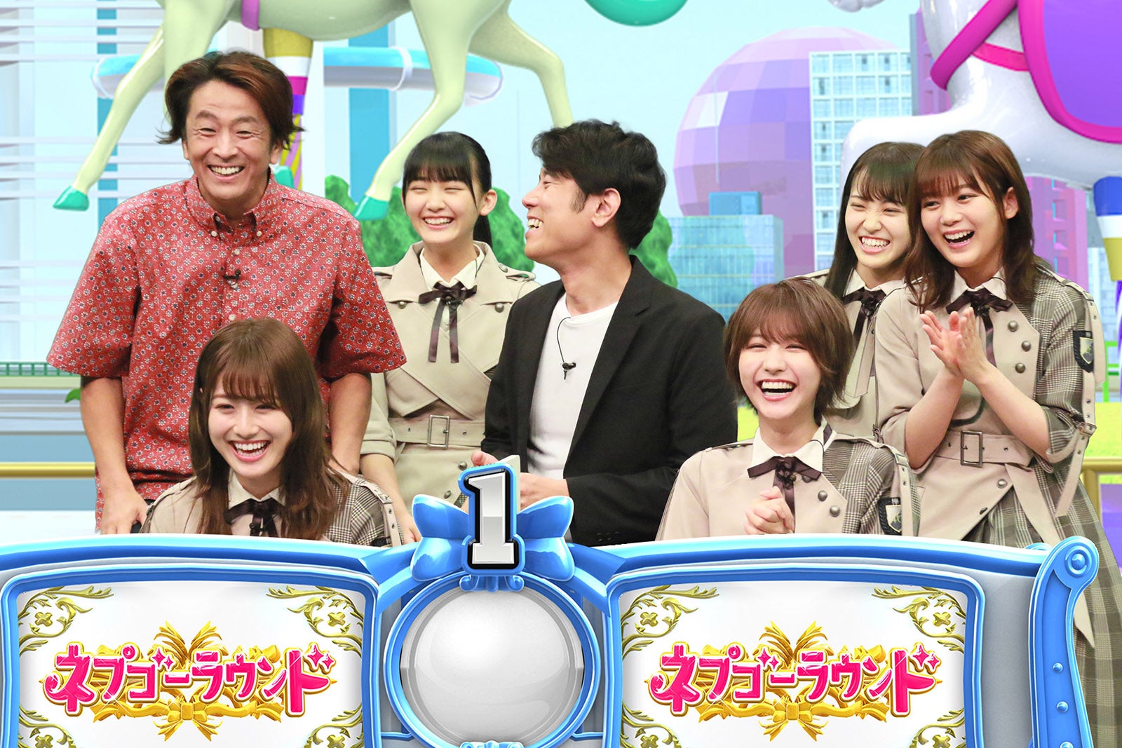 欅坂46チーム（C）フジテレビ