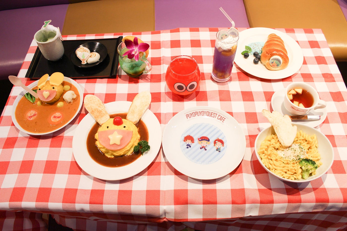 「ぷよクエカフェ」東京・大阪など全国4都市で開催　メニューはキャラクターをイメージ（提供写真）