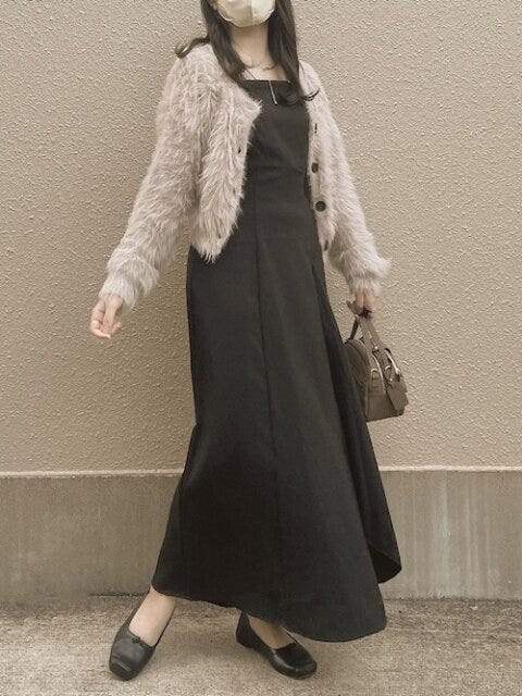 カーディガン　コーデ　秋