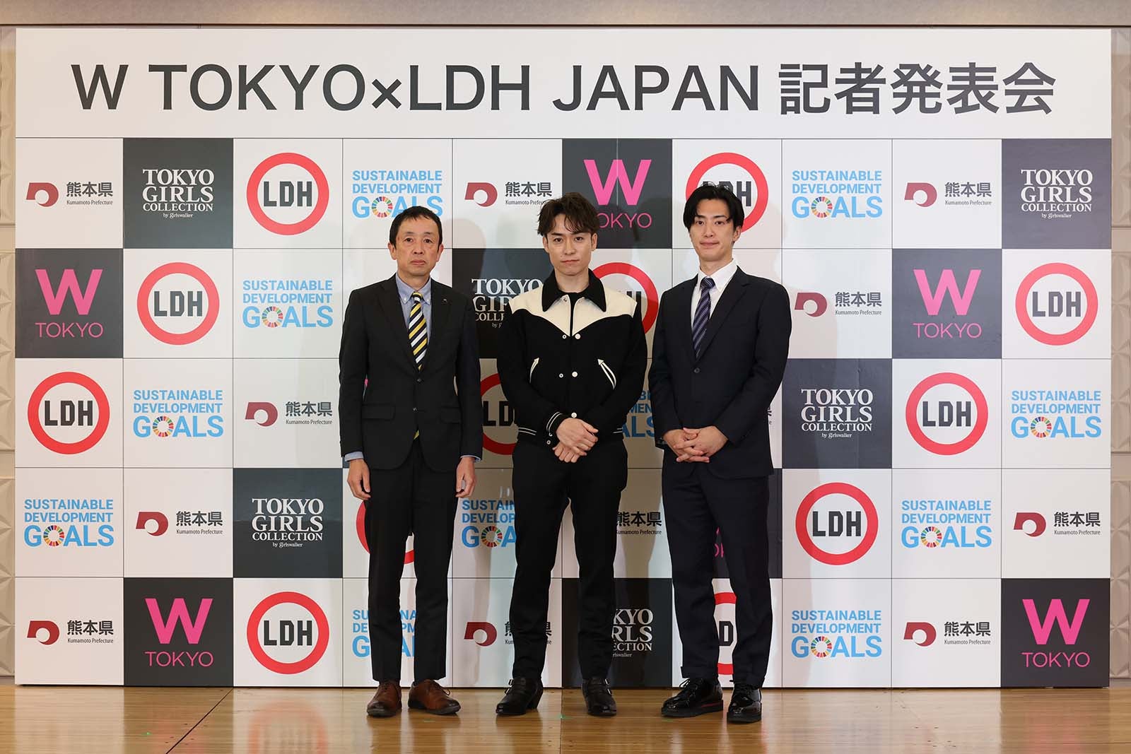 TETSUYAら（C）W TOKYO×LDH JAPAN 記者発表会