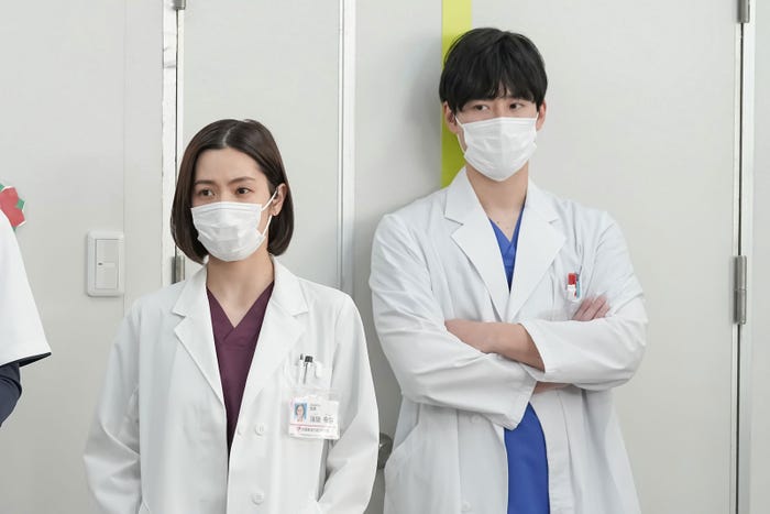 中村アン、馬場徹「おむすび」第124話(C)NHK