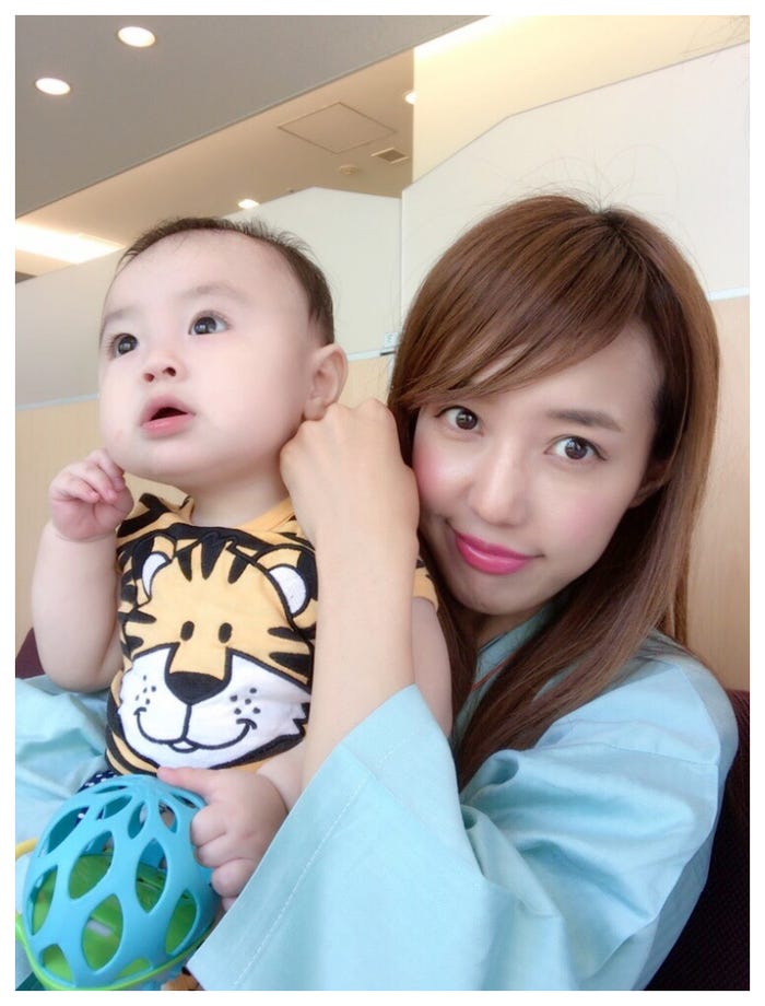 人間ドックを受ける川崎希/川崎希オフィシャルブログ(Ameba)より