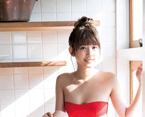 “鈴木ちなみの妹分”注目の美女・松田るか、圧巻美ボディ披露 透明白肌&キュートな笑顔で魅了