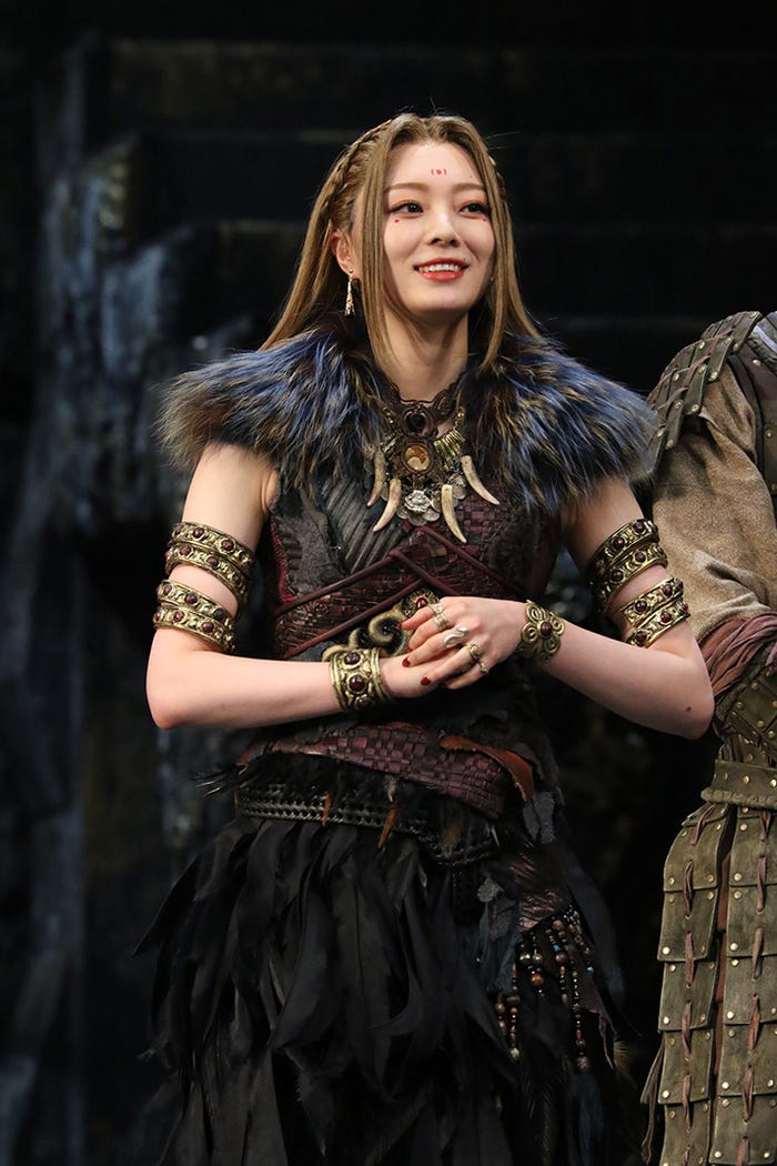 梅澤美波/舞台「キングダム」開幕記念会見より(提供写真)