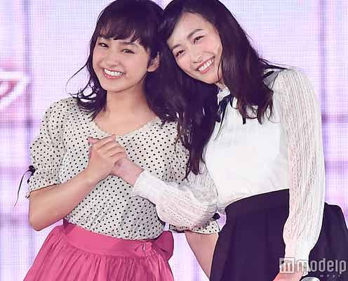 平祐奈&福原遥“もしツア”コンビが登場 ステージ上で天使のじゃれ合い<GirlsAward 2017 A/W>