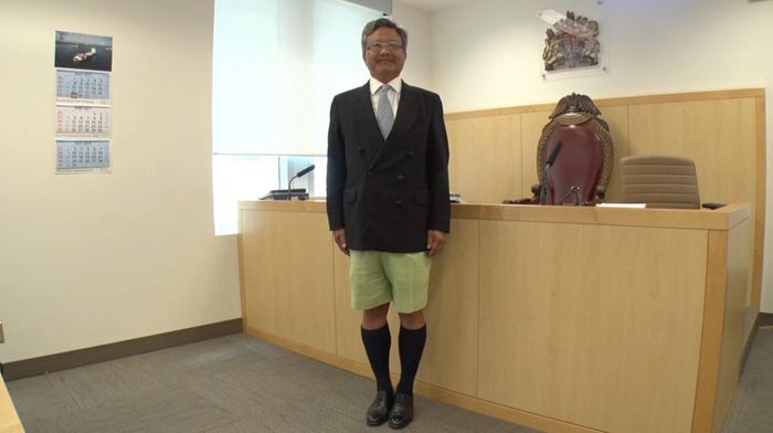 バミューダの正装(画像提供:毎日放送)