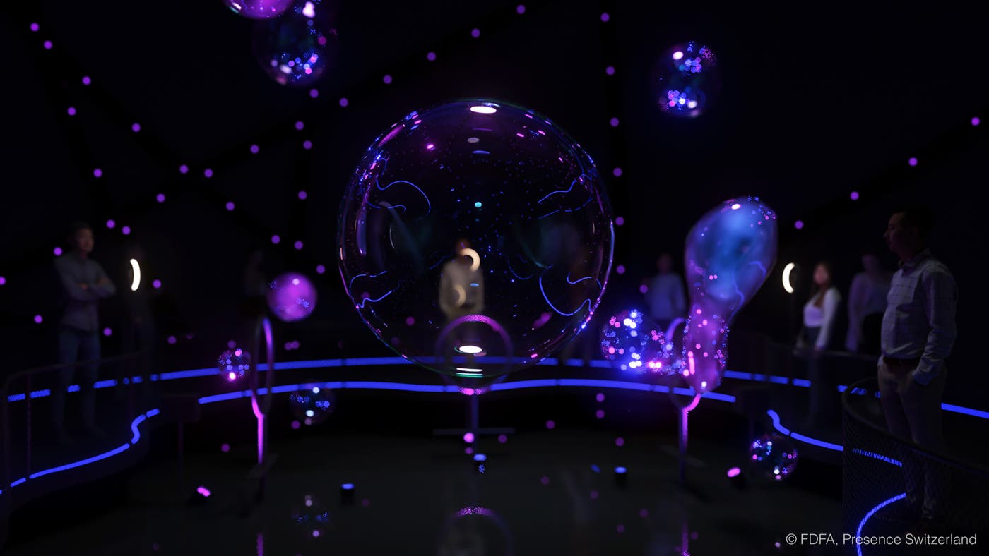 AI技術を駆使したアート体験も(イメージ画像)(C)FDFA, Presence Switzerland