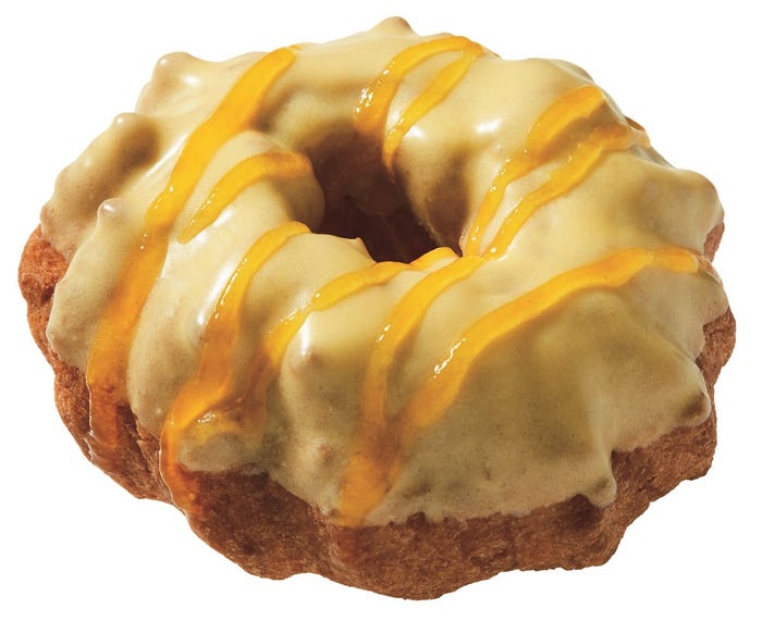 レアチーズシュー アプリコット(183円) /画像提供:ダスキン