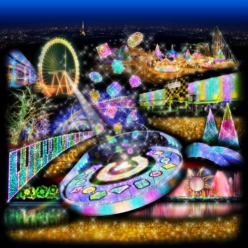 よみうりランド　ジュエルミネーションメインビジュアル（C）MOTOKO ISHII LIGHTING DESIGN