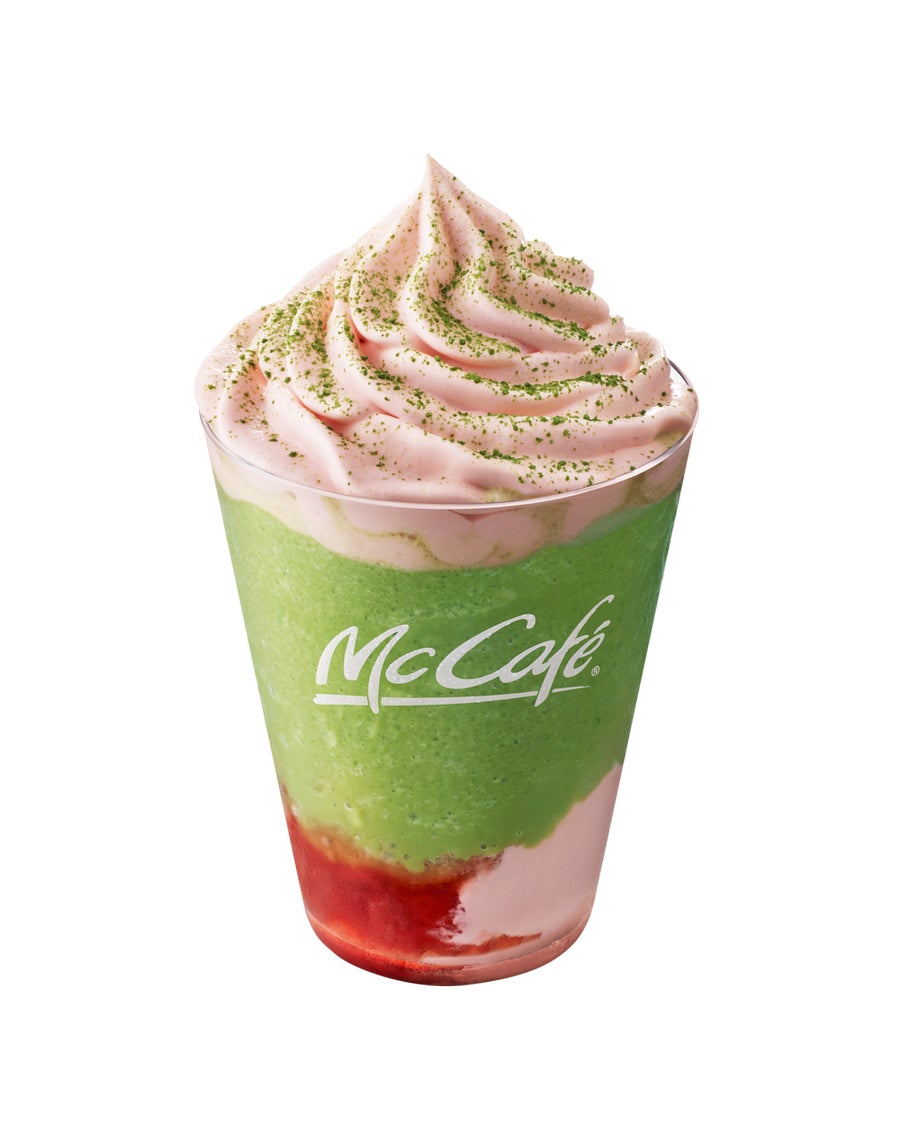 いちご宇治抹茶フラッペ／画像提供：日本マクドナルド