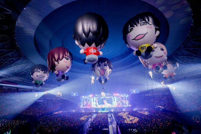 なにわ男子「超巨大ちびぬいバルーン~どっちやねん~」(提供写真)