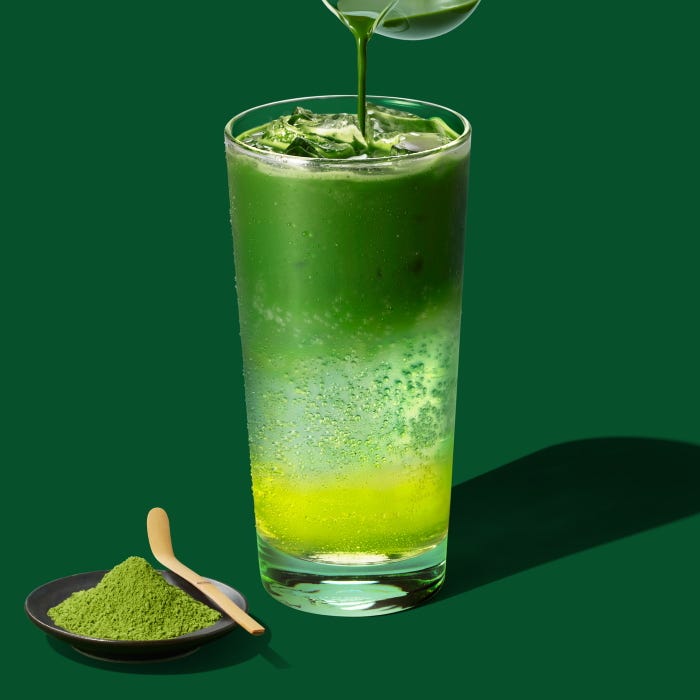 石臼抹茶 グリーン ティー スパークリング/提供画像