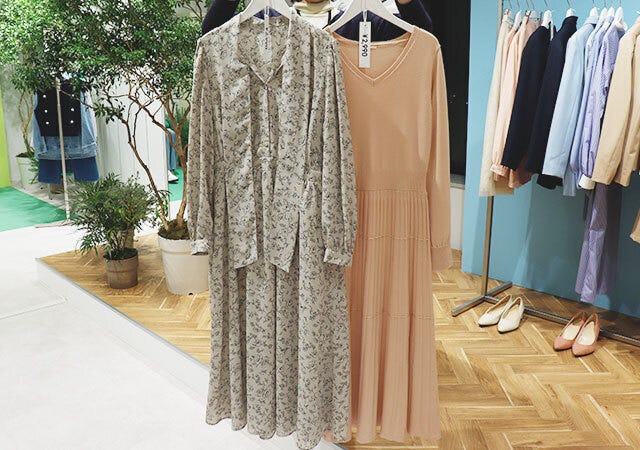 GU　2023　スプリングコレクション　ワンピース　