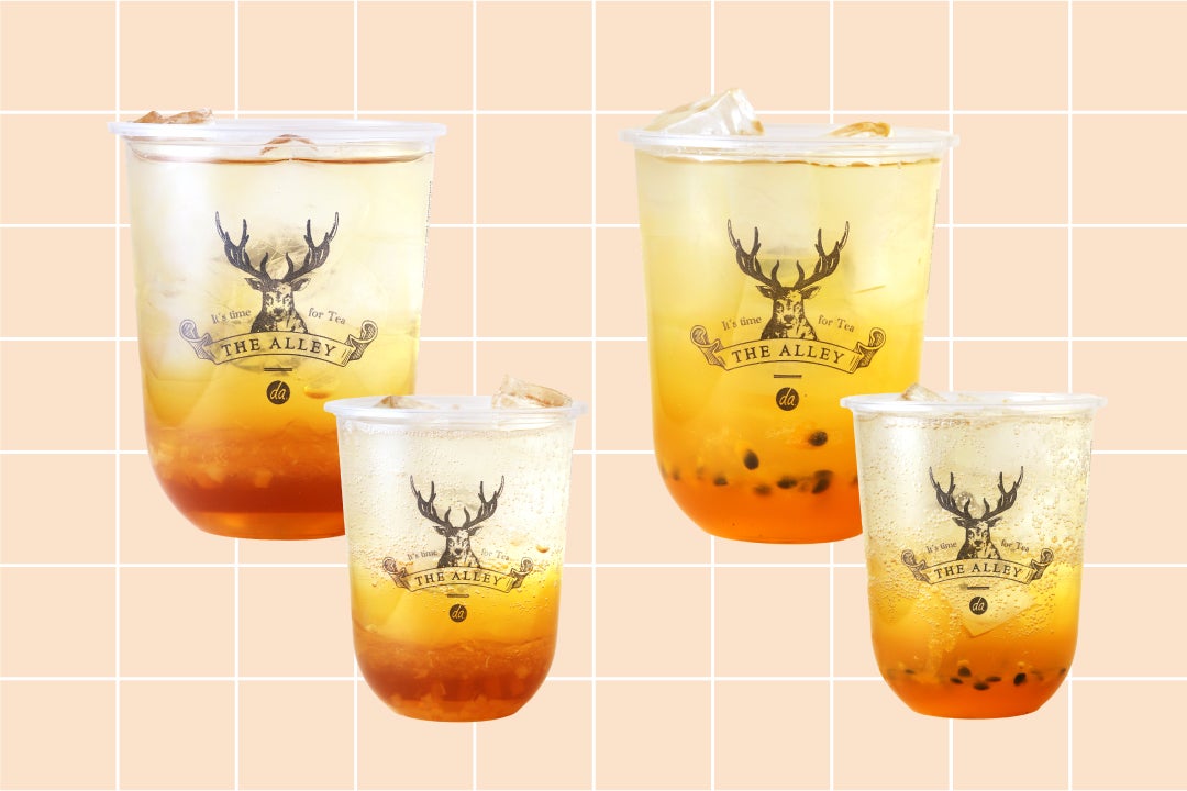 はちみつ檸檬グリーンティー/ソーダ、トロピカルフルーツティー/ソーダ／提供画像