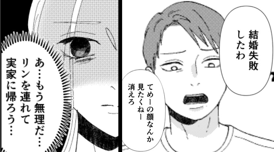 モラ夫「お前との結婚失敗したわ！顔も見たくねー」だがある日⇒「もう無理」妻がお望みを叶えた結果…！？