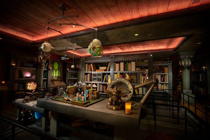 クッパ城(内観)/スーパー・ニンテンドー・ワールド(画像提供:ユニバーサル・スタジオ・ジャパン)