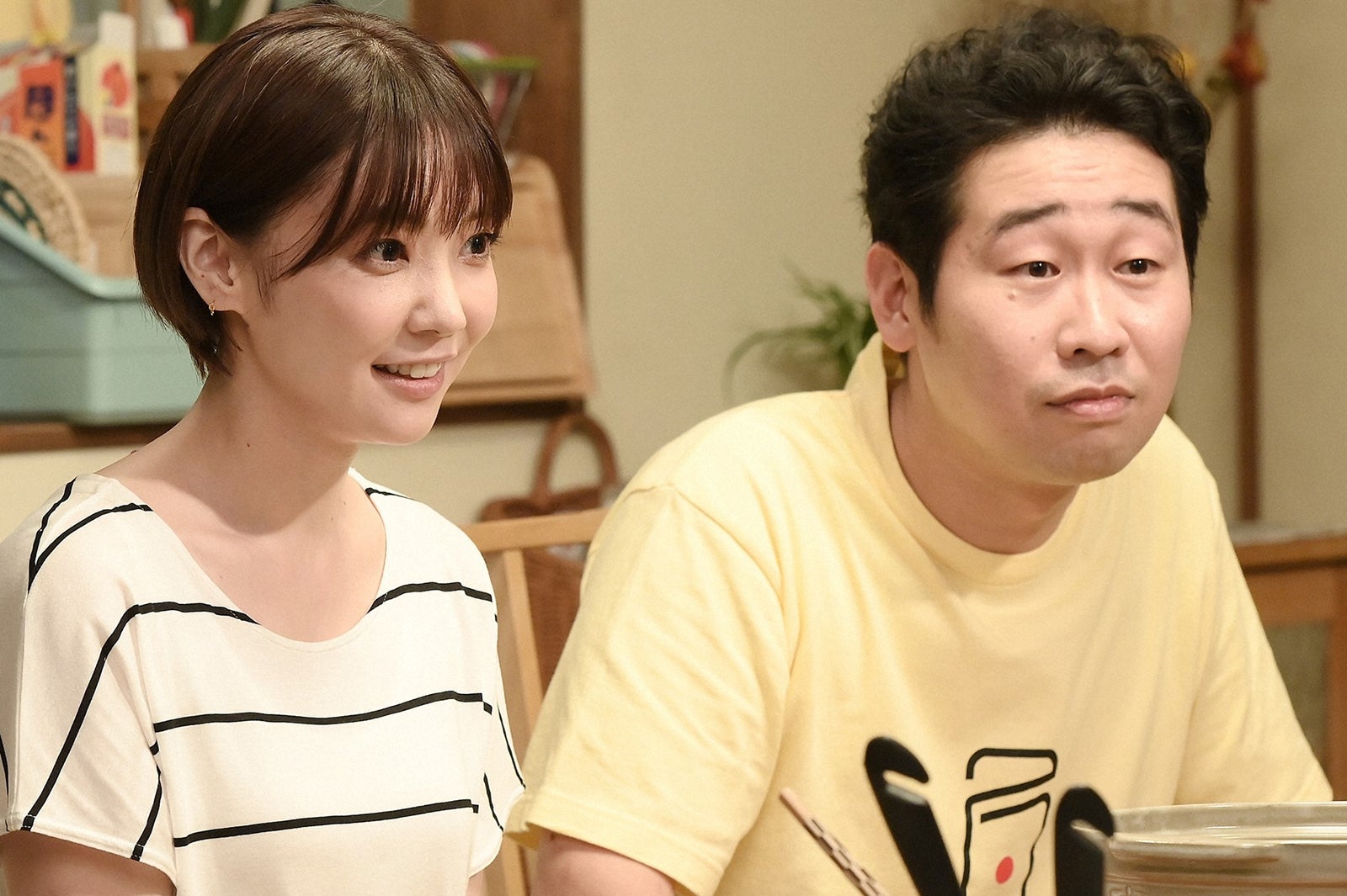 倉科カナ、前野朋哉／「婚姻届に判を捺しただけですが」第2話より（C）TBS
