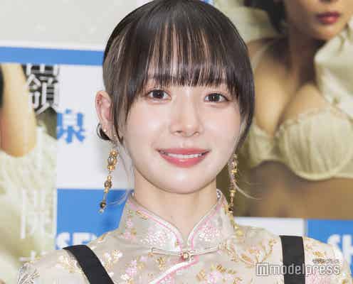 岡田紗佳、ベアトップドレスで美デコルテ輝く「セクシー」「何着ても似合う」と反響