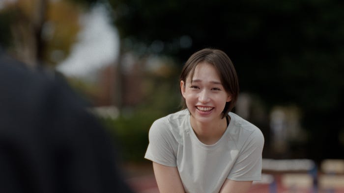 白本彩奈/DHC新CMシリーズ「カントクとワタシ」(提供写真)