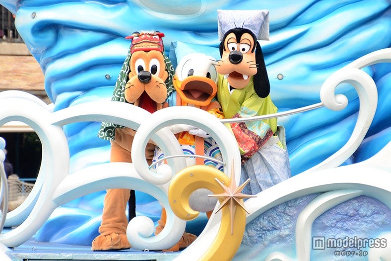 プルート、ドナルド、グーフィー／東京ディズニーシー「ニューイヤーズ・グリーティング」