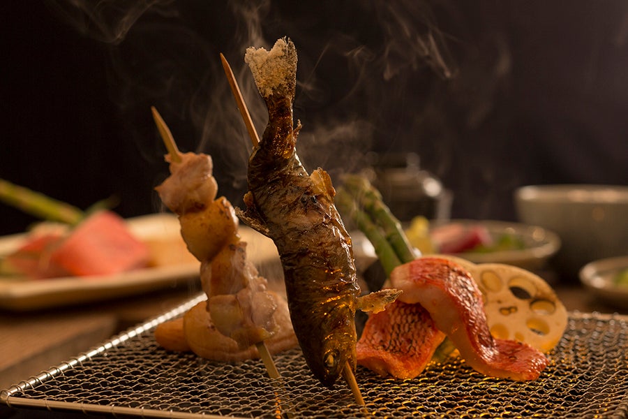 箱根湯寮 山女の炭火焼き