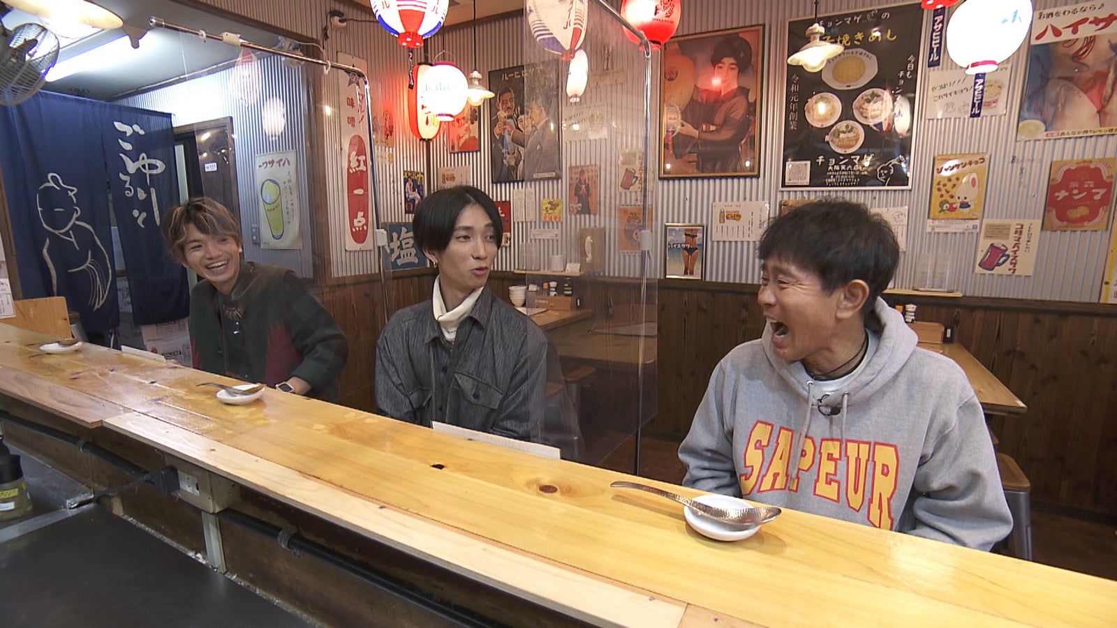 高地優吾、田中樹、浜田雅功（C）MBS