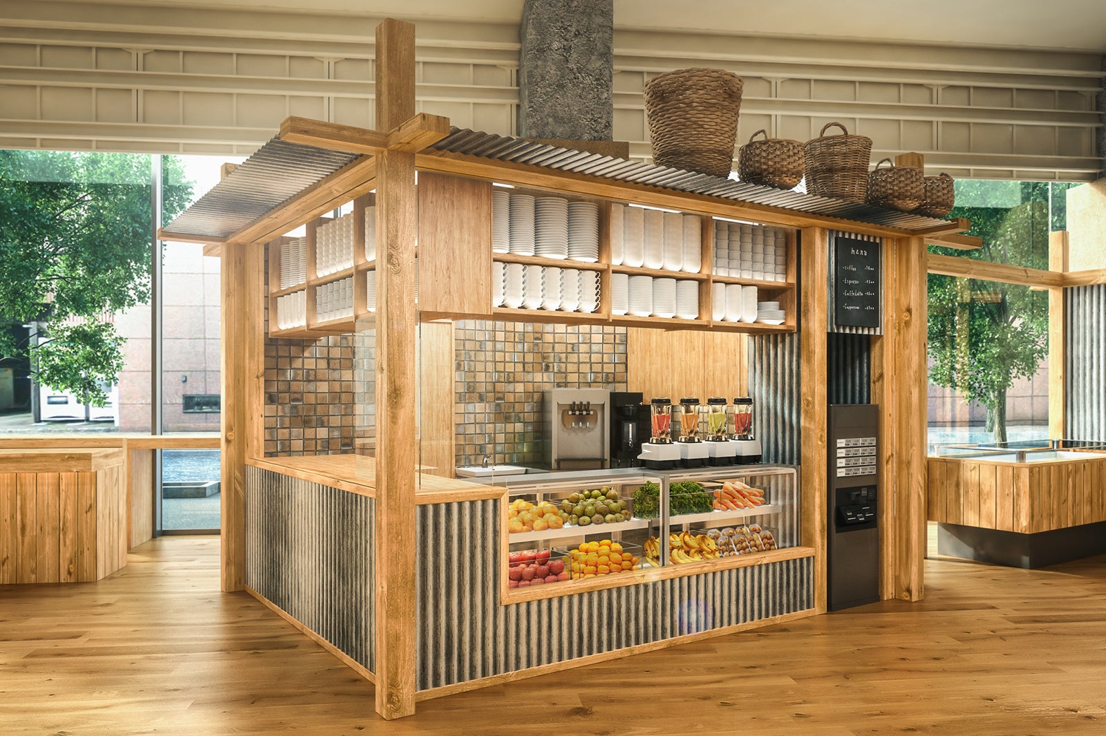 ジューススタンドイメージ／画像提供：株式会社良品計画