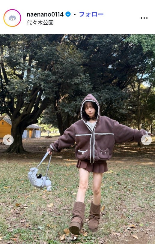 なえなのInstagramより